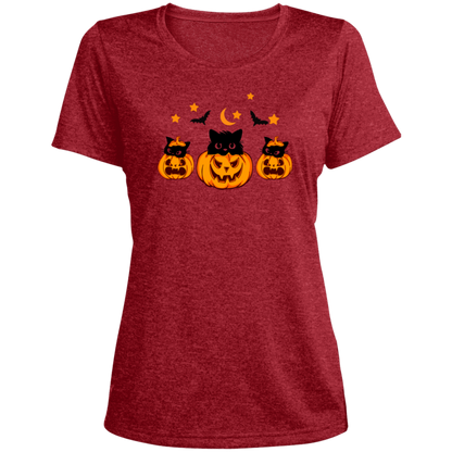 Ladies' Heather Scoop Neck halloween Tee