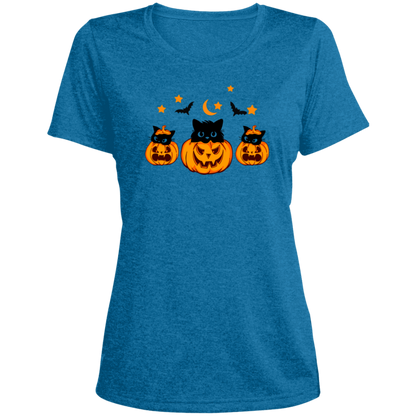 Ladies' Heather Scoop Neck halloween Tee