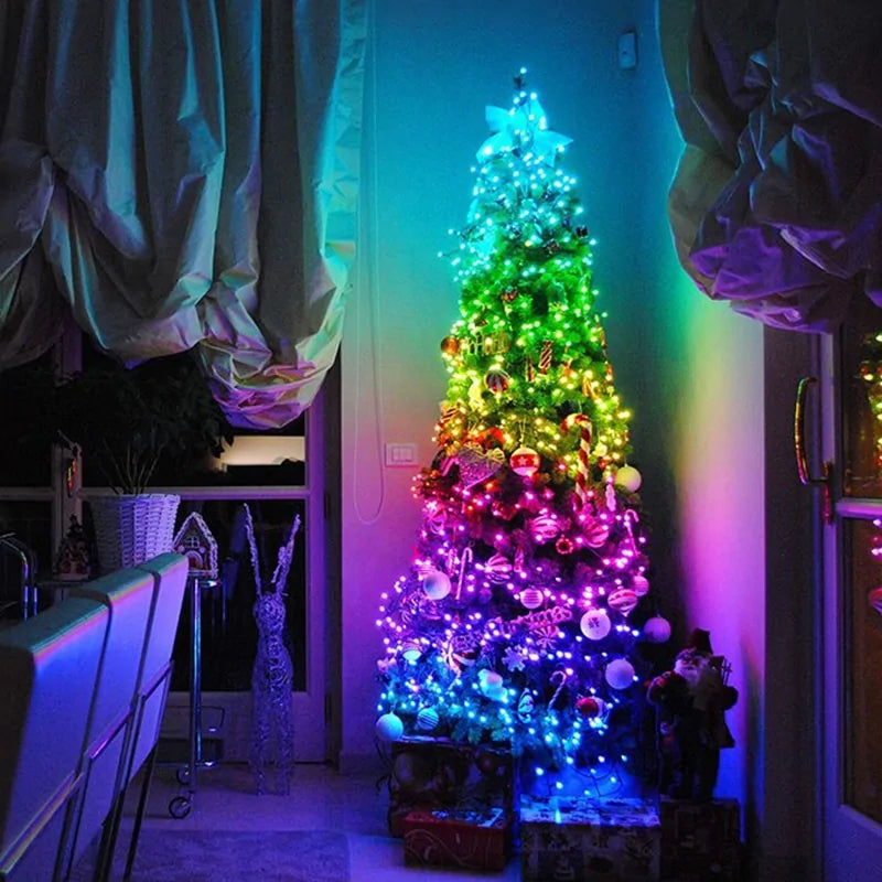 USB LED Christmas Tree String Lights