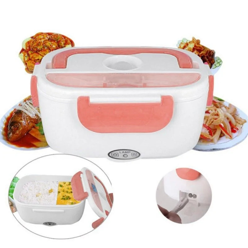 Portable Double Layer Electric Heating Lunch Box