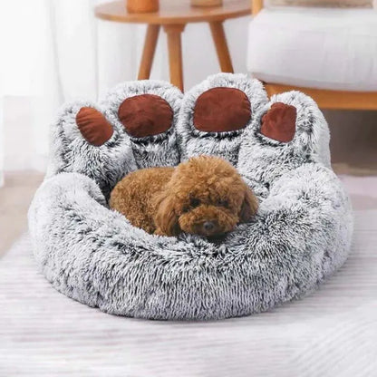 Warmen Zwinger Pet Bear Paw Shaped House Small Dog Bed