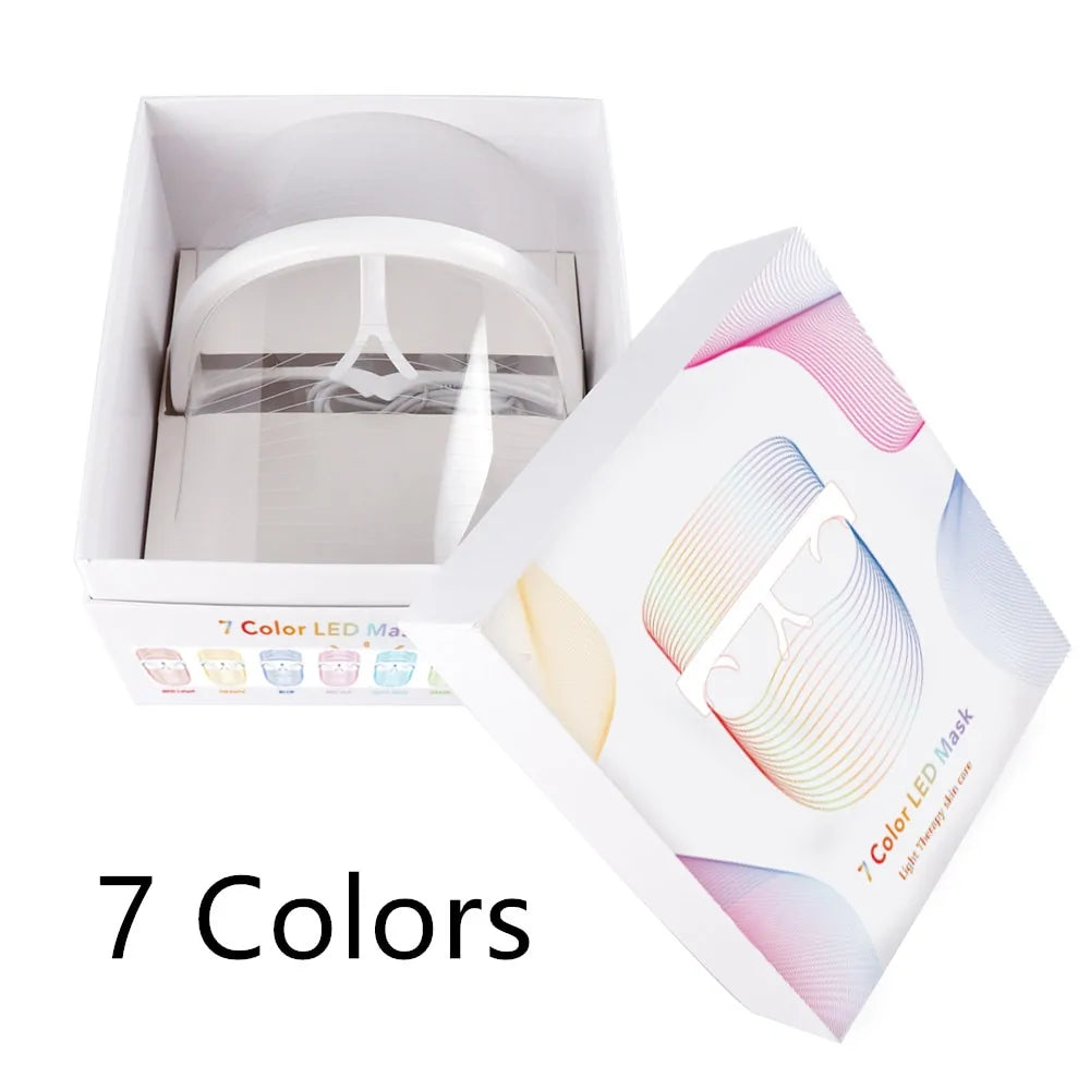 3 Colors LED Light Anti-aging Therapy Face Mask